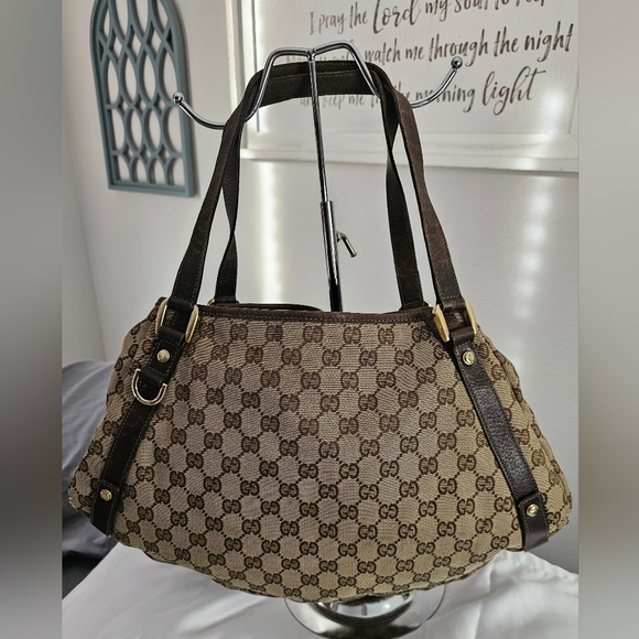 Gucci GG Monogram Abbey Shoulder Bag - Picture 1 of 12